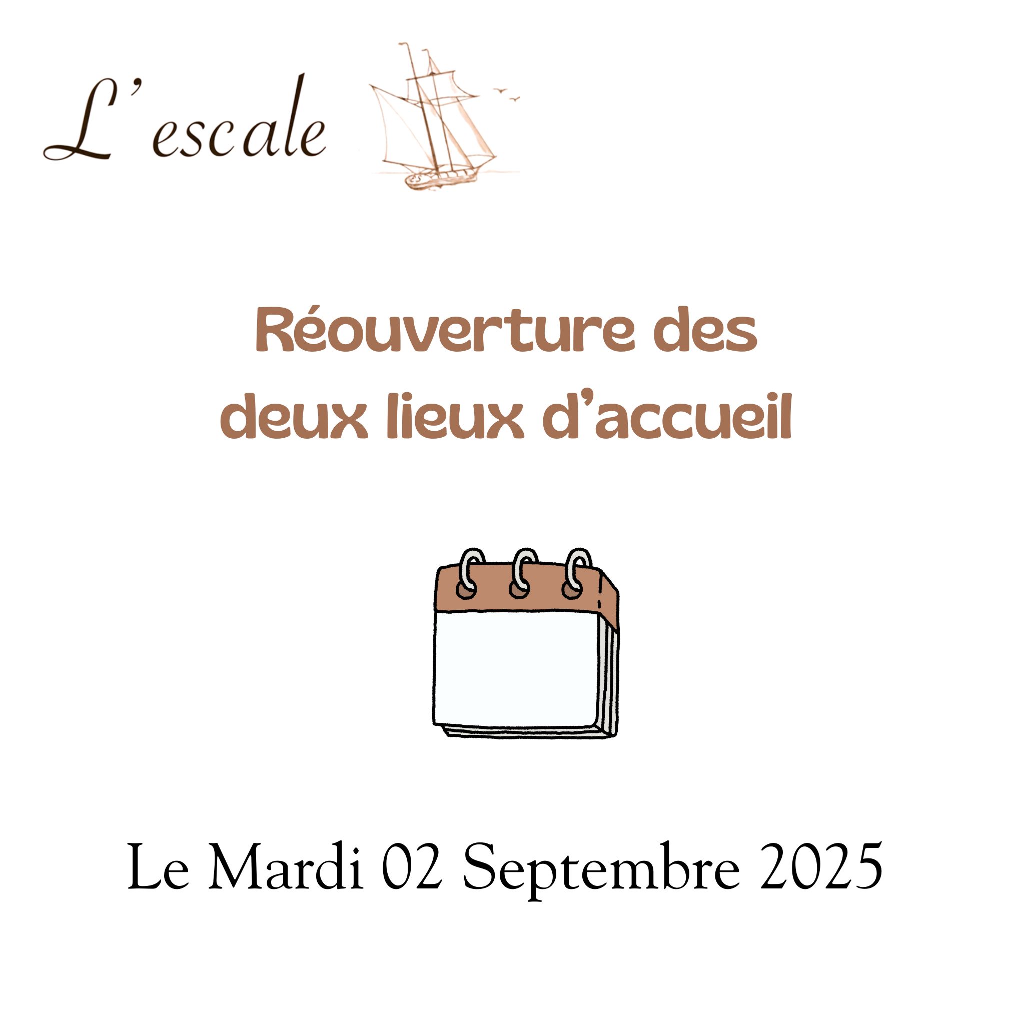 Réouverture des deux lieux d'accueil
