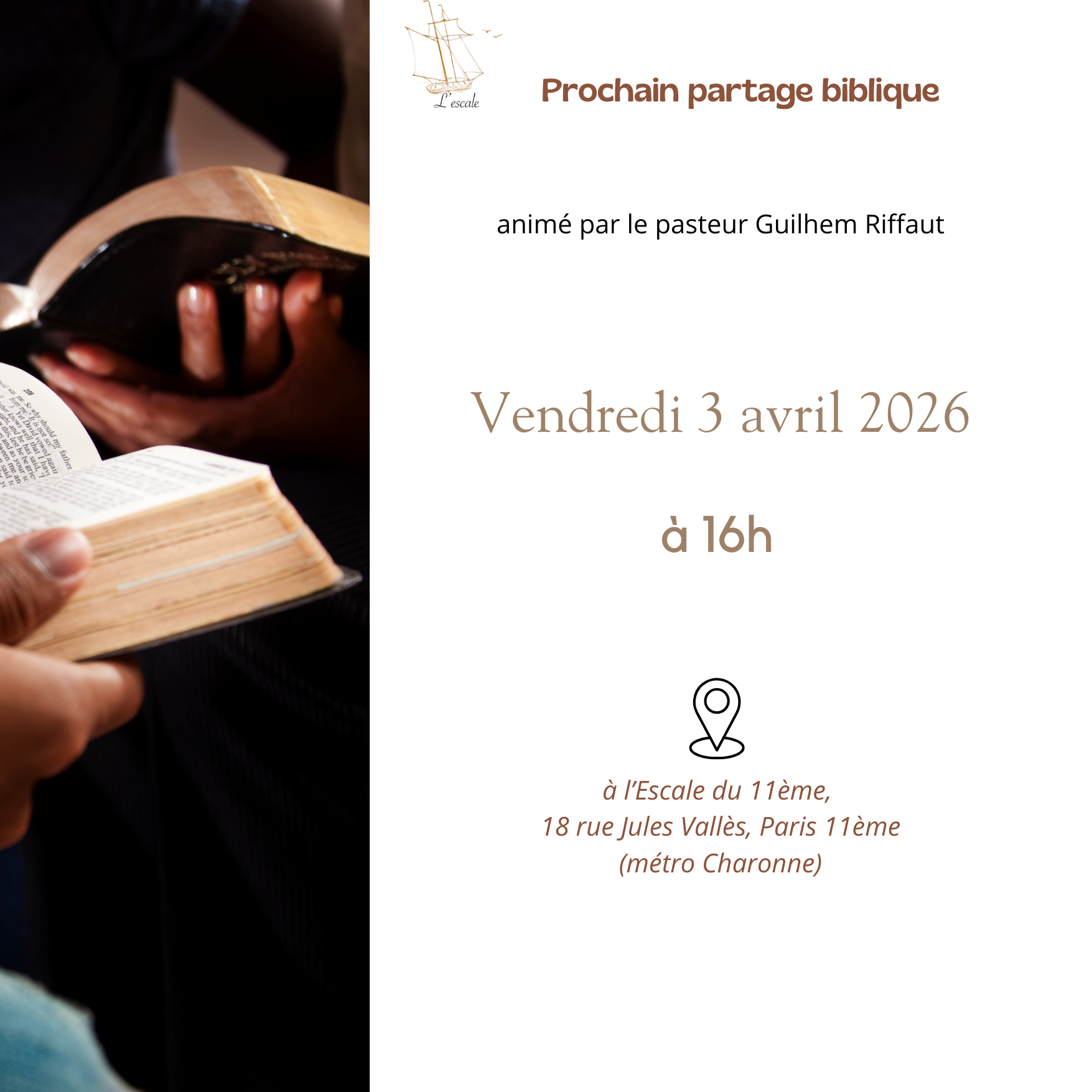 Partage Biblique 3 avril 2026